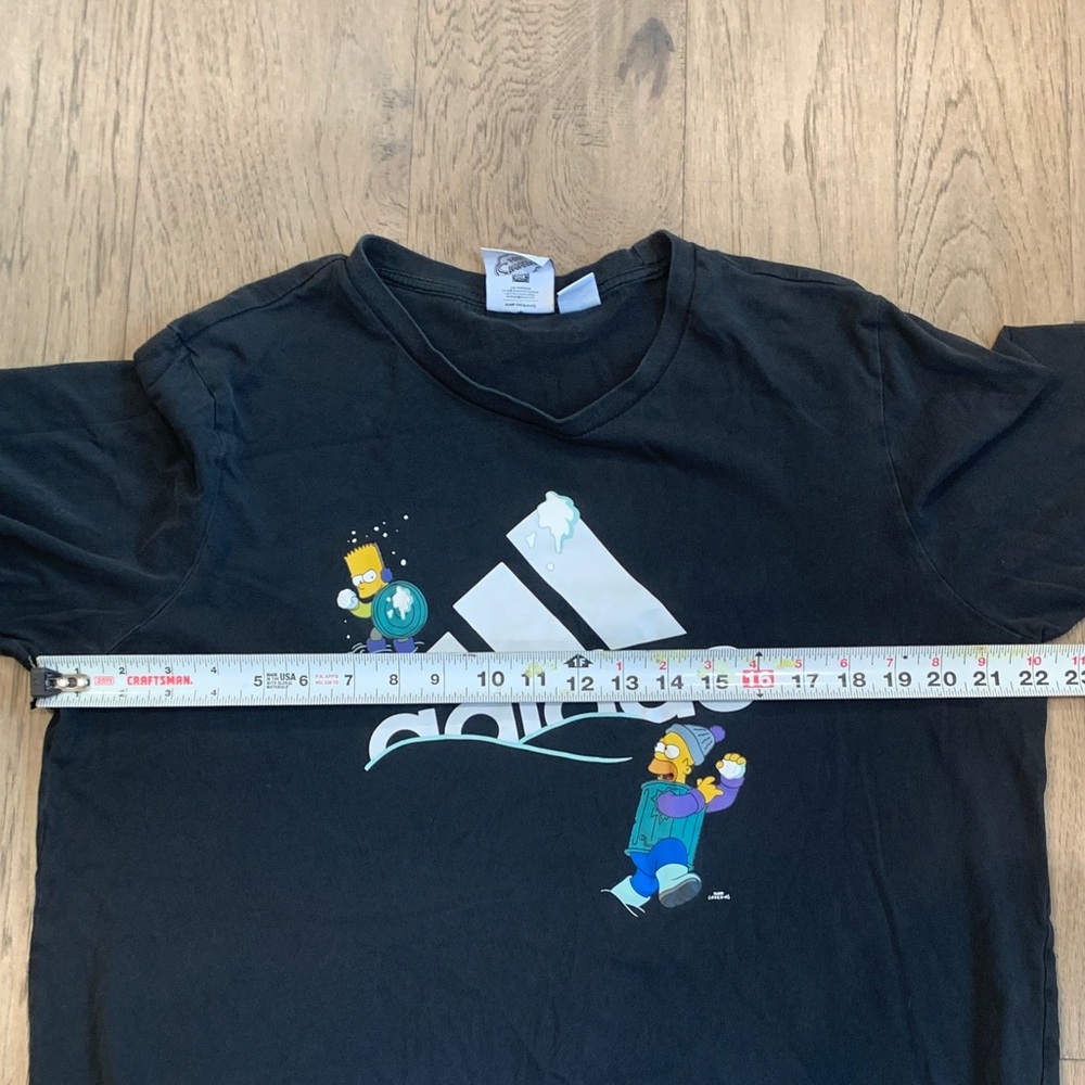 ADIDAS X THE SIMPSONS SNOWBALL FIGHT GRAPHIC TEE SIZE LARGE - Picture 6 of 12
